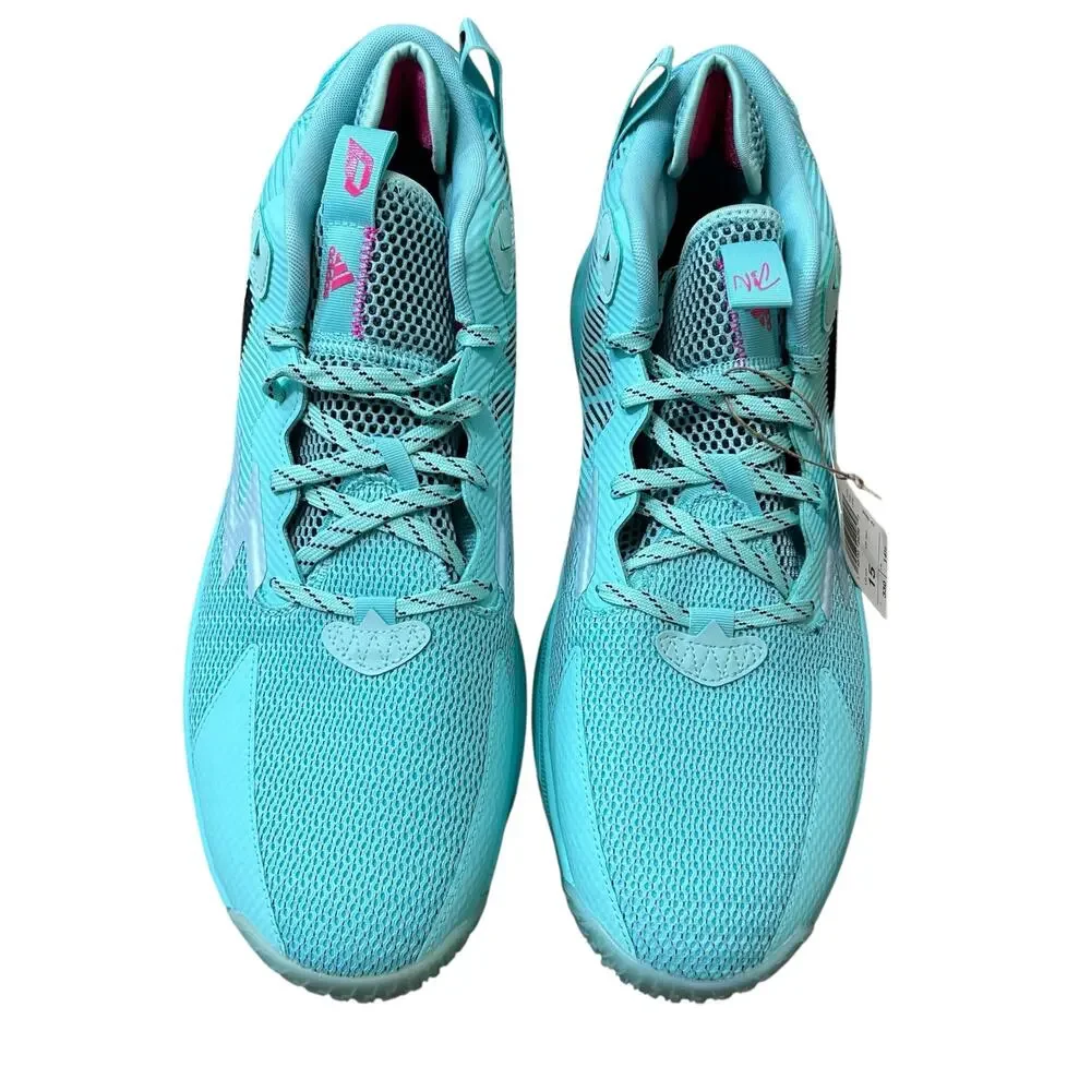 Adidas Dame 8 Dolla Respect My Name Basketball Shoes NWT Men's Sz 15 Aqua Black